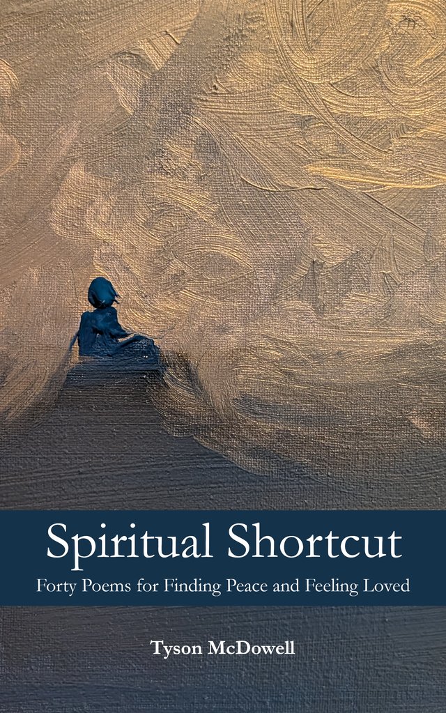 Spiritual Shortcut book cover — Al Wasi, The All Encompassing, an acrylic painting by Tyson McDowell